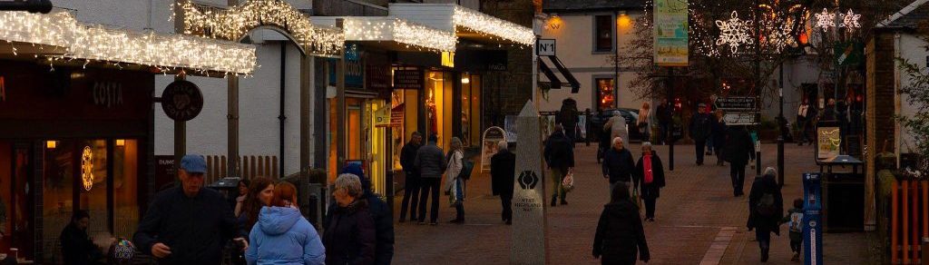 Start of West Highland Way during Festive period
