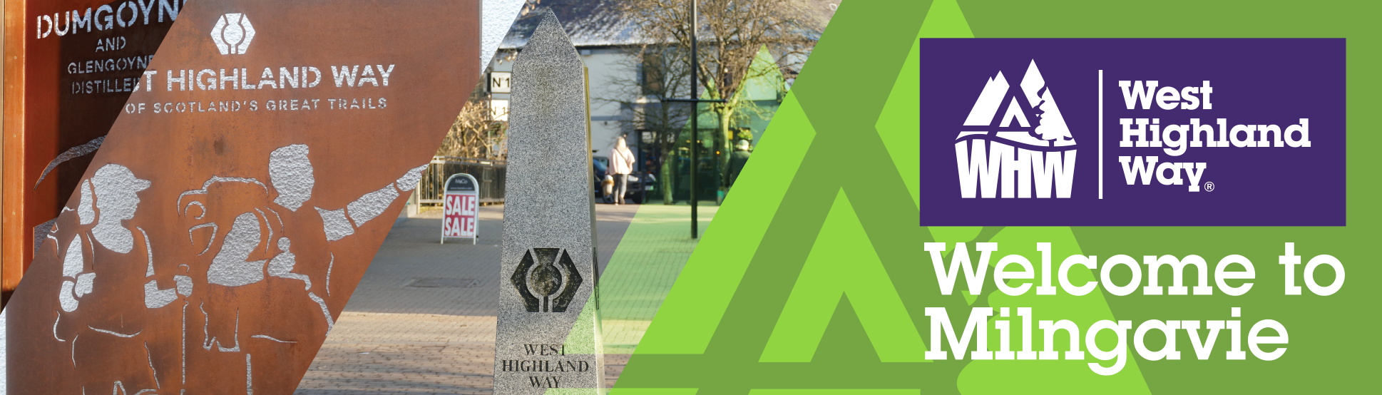 Welcome to Milngavie, official start of the West Highland Way