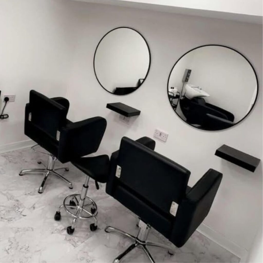 new independent hair salon interior