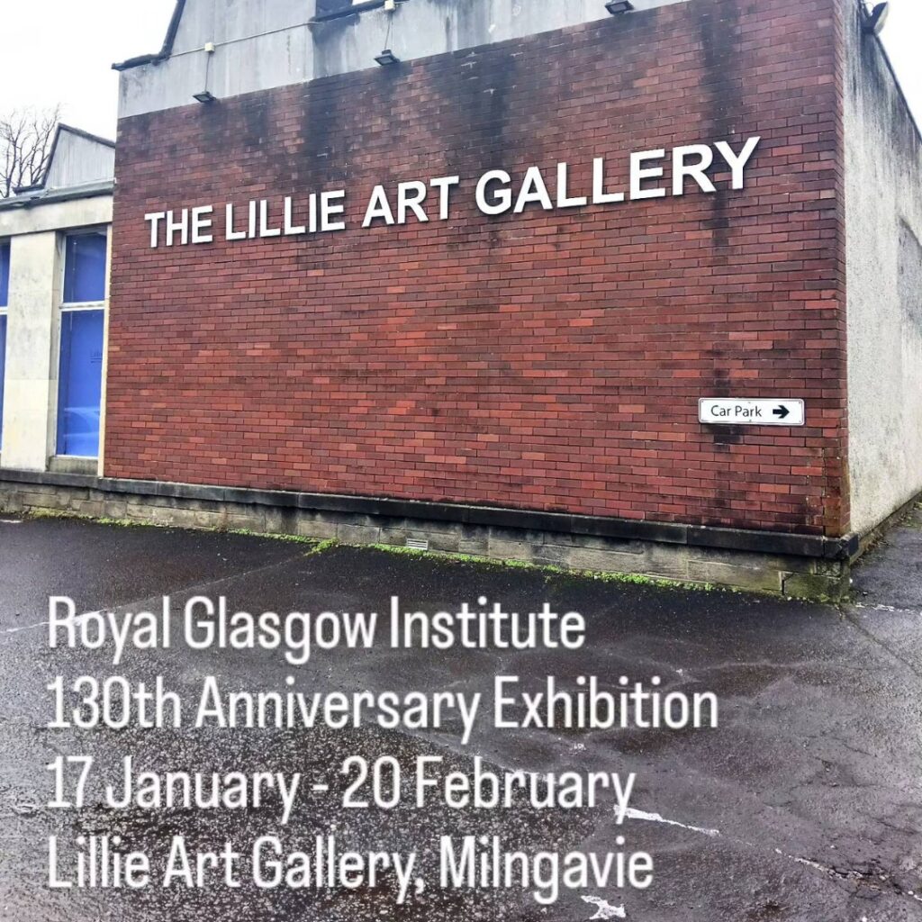 outside Lillie art gallery building where the art exhibition is being held