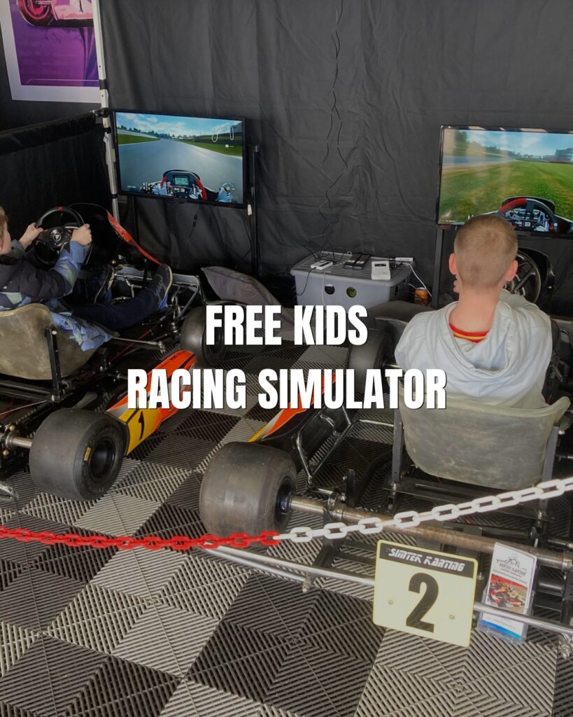 kids racing simulator free event attraction 