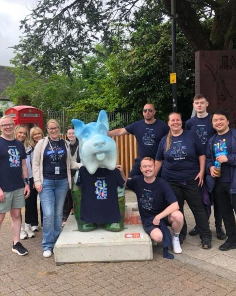 Group photos with Westie