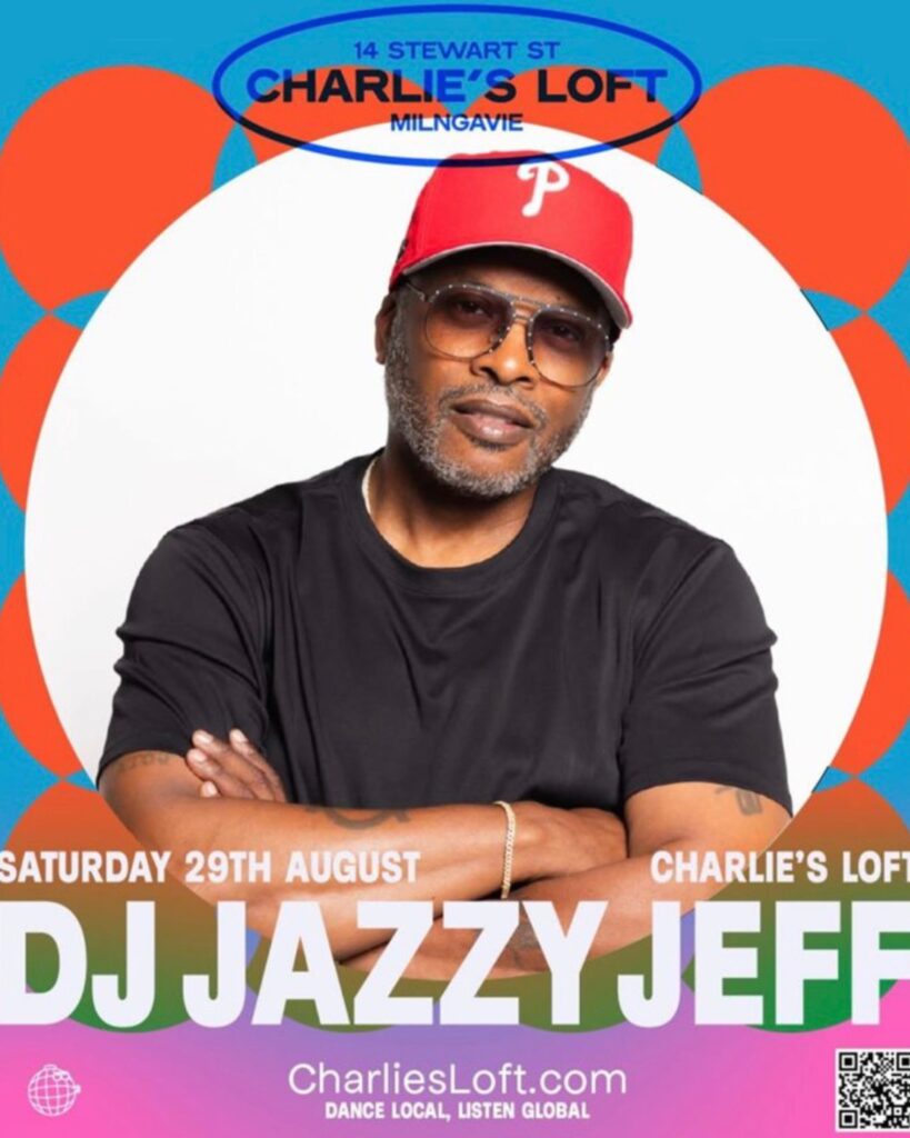 DJ Jazzy Jeff coming to Milngavie 